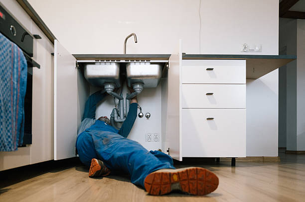 Professional Plumbing technician working in Riva, MD